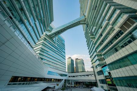 Taipei, NOV 6: Afternoon view of the Nangang Software Park area on NOV 6, 2019 at Taipei, Taiwan