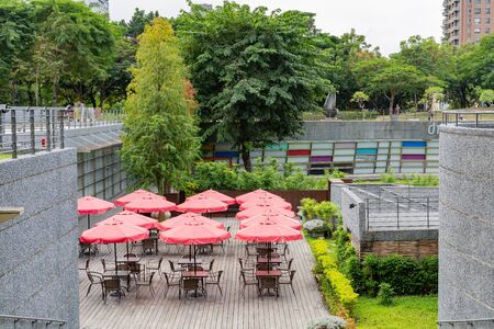 Taichung, NOV 3: Exterior view of the National Taiwan Museum of Fine Arts on NOV 3, 2019 at Taichung, Taiwanのeditorial素材