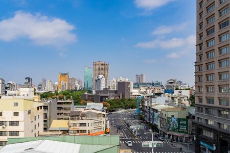 Taichung, NOV 3: Morning view of the West district cityscape on NOV 3, 2019 at Taichung, Taiwanのeditorial素材