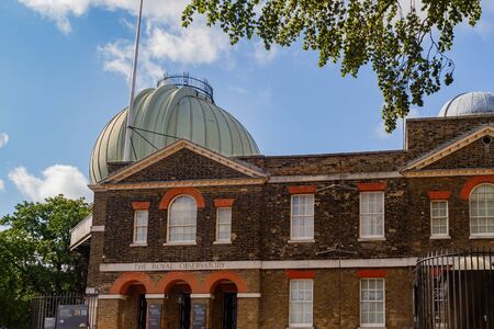 Exterior view of the Royal Observatory Greenwich at London, United Kingdomの写真素材
