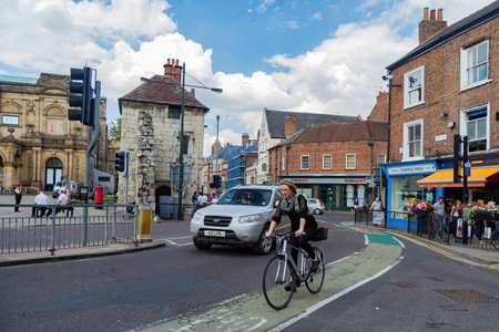 York, JUL 15: Morning view of the city on JUL 15, 2011 at York, United Kingdom
