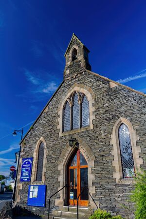 Ambelside, JUL 13: Exterior view of The Methodist Church Windermere on JUL 13, 2011 at Ambelside, United Kingdomのeditorial素材