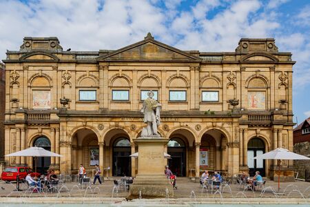 York, JUL 15: Exterior view of the York Art Gallery on JUL 15, 2011 at York, United Kingdomのeditorial素材