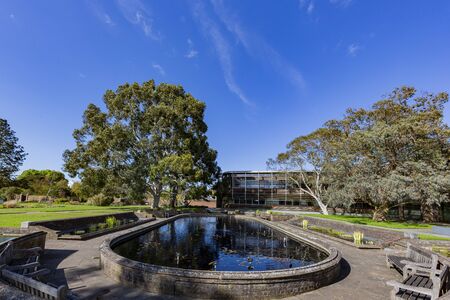 The beautiful natural landscape of the Kew Garden at Richmond, United Kingdomのeditorial素材