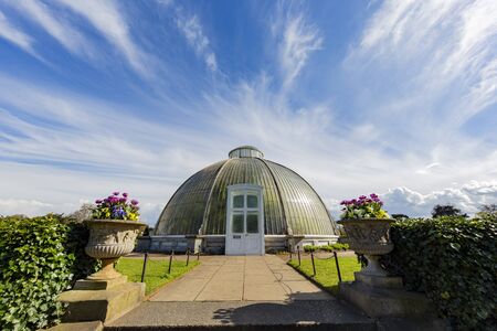 The beautiful natural landscape of the Kew Garden at Richmond, United Kingdomのeditorial素材