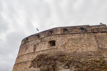 Exterior view of the Edinburgh Castle at Edinburgh