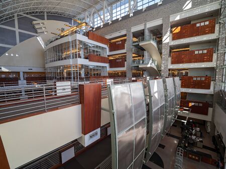 Las Vegas, FEB 12: Interior view of the UNLV Lied Library on FEB 12, 2020 at Las Vegas, Nevadaのeditorial素材