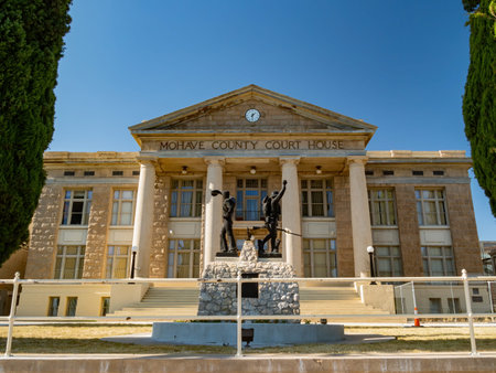 Kingman, MAY 23, 2020 - Exterior view of the Mohave County Superior Court