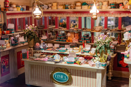 Taipei, JAN 2, 2011 - Close up shot of beautiful Miniature Arts in Miniatures Museum of Taiwanのeditorial素材