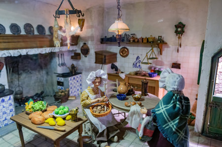 Taipei, JAN 2, 2011 - Close up shot of beautiful Miniature Arts in Miniatures Museum of Taiwanのeditorial素材