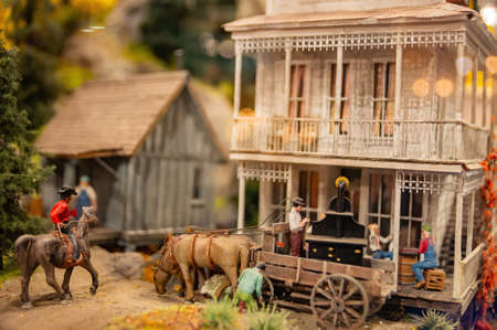 Taipei, JAN 2, 2011 - Close up shot of beautiful Miniature Arts in Miniatures Museum of Taiwanのeditorial素材