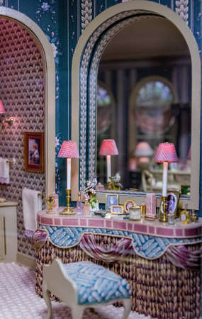 Taipei, JAN 2, 2011 - Close up shot of beautiful Miniature Arts in Miniatures Museum of Taiwanのeditorial素材