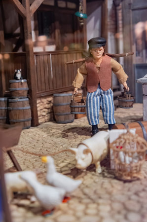 Taipei, JAN 2, 2011 - Close up shot of beautiful Miniature Arts in Miniatures Museum of Taiwanのeditorial素材