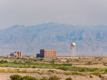 Beautiful landscape in Henderson Bird Viewing Preserve at Las Vegas, Nevadaのeditorial素材