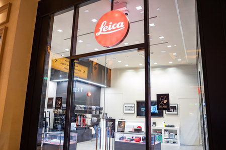 Las Vegas, JUN 30, 2020 -Entrance of the Leica store