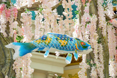 Las Vegas, AUG 2, 2020 - Interior view of the Bellagio Conservatory and Botanical Gardensのeditorial素材