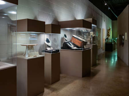 Las Vegas, OCT 4, 2020 - Interior view of the Las Vegas Natural History Museumのeditorial素材