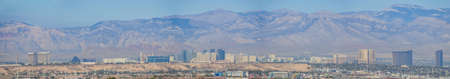 Las Vegas, OCT 17, 2020 - Sunny view of the famous strip skylineのeditorial素材