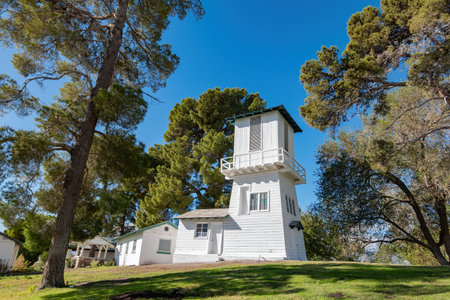 Historical building in the Floyd Lamb Park at Las Vegas, Nevada