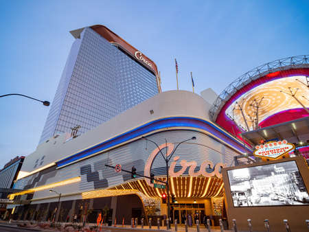 Las Vegas, JAN 12, 2021 - Exterior view of The Circa Resort and Casinoのeditorial素材