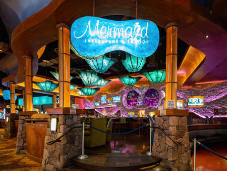 Las Vegas, JAN 8, 2021 - Interior view of the Silverton Casino Hotelのeditorial素材