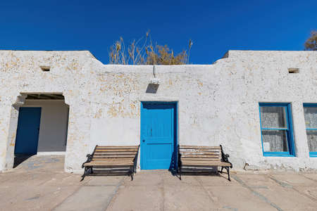 California, MAR 17, 2021 - Sunny exterior view of the historic Amargosa Opera Houseのeditorial素材