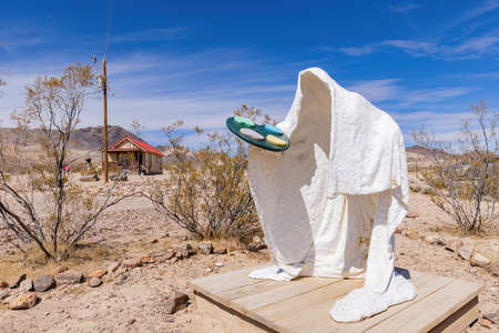 Beatty, MAR 17, 2021 - Last Supper art in Goldwell Open Air Museumのeditorial素材