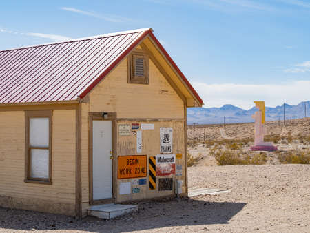 Beatty, MAR 17, 2021 - Building in Goldwell Open Air Museumのeditorial素材
