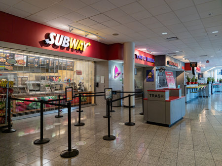 Las Vegas, MAR 30, 2021 - Interior view of the Student Union