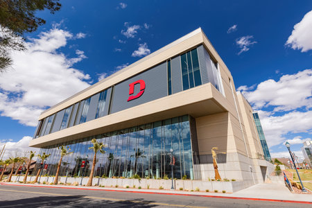 Utah, MAR 15, 2021 - Modern building in the Dixie State University