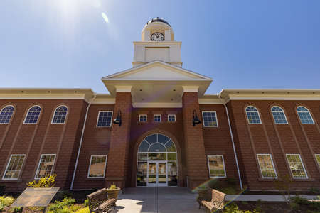 Exterior view of the Santa Clara City Office at Utah, USAのeditorial素材