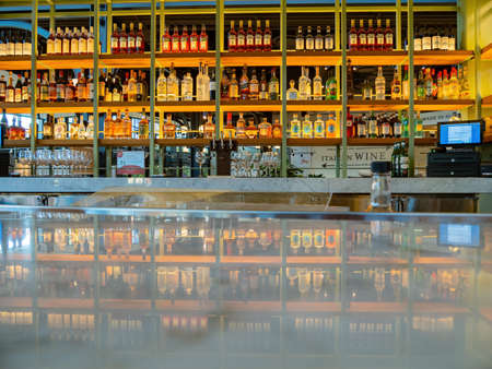 Las Vegas, JAN 21, 2021 - Interior view of the Eataly Park MGMのeditorial素材