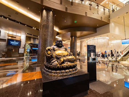 Las Vegas, JAN 26, 2021 - Interior view of Aria Resortのeditorial素材