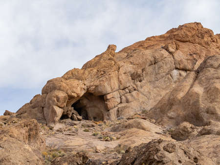 Beautiful landscape around the El Dorado Trail at Nevadaの写真素材