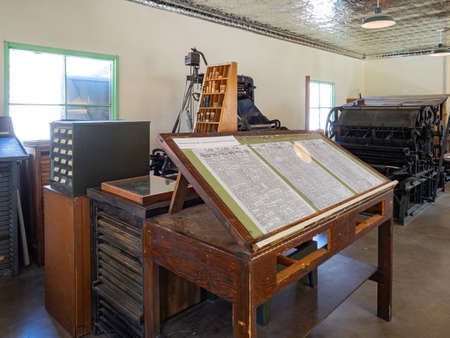 Henderson, MAR 31, 2021 - Print Shop of the Clark County Museumのeditorial素材