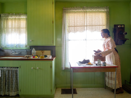 Henderson, MAR 31, 2021 - Interior view of the Clark County Museumのeditorial素材