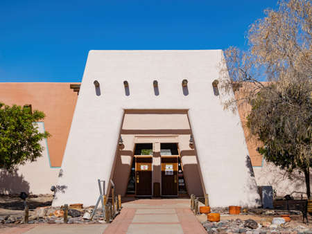 Henderson, MAR 31, 2021 - Traditional adobe building of the Clark County Museumのeditorial素材