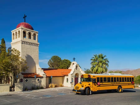 Sunny view of the St. Jude's Ranch for Children at Boulder City, Nevadaのeditorial素材