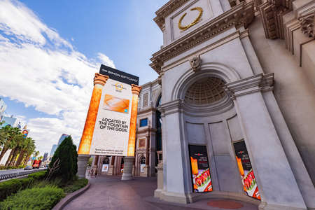 Las Vegas, JUN 3, 2021 - Exterior view of The forum Shops, Caesars Palaceのeditorial素材
