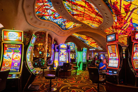 Las Vegas, JUN 18, 2021 - Interior view of the Sunset Stationのeditorial素材