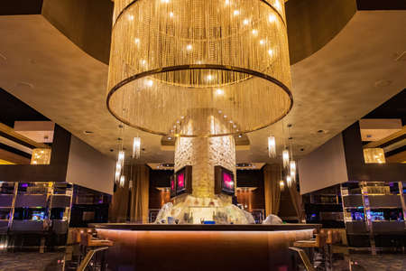 Las Vegas, JUN 9, 2021 - Bar of the Mandalay Bay casinoのeditorial素材