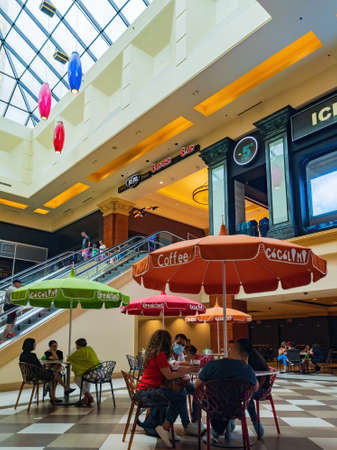 Las Vegas, JUN 29, 2021 - Interior view of the Mandaly Bay casinoのeditorial素材
