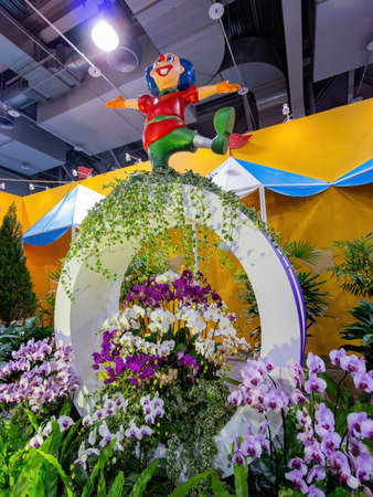 Taipei, JAN 13, 2012 - Beutiful art of Taipei International Flora Expositionのeditorial素材