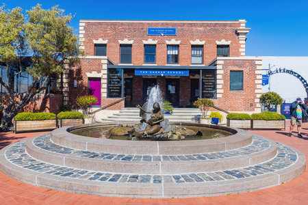 San Francisco, MAY 22, 2021 - Sunny view of the Ghirardelli Squareのeditorial素材
