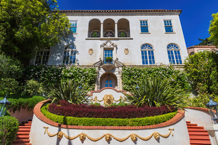 San Francisco, MAY 21, 2021 - Exterior view of a beautiful residence buildingのeditorial素材