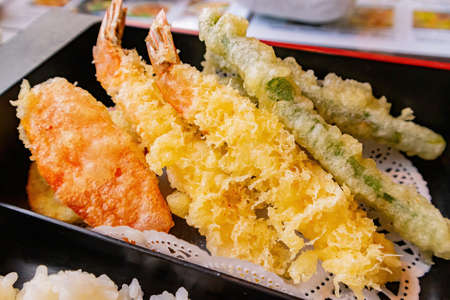 Close up shot of Tempura at Las Vegas, Nevadaの写真素材