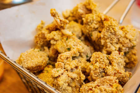 Close up shot of Japanese Karaage at Las Vegas, Nevadaの写真素材