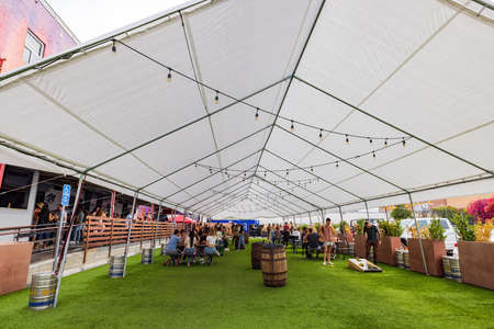 Los Angeles, JUL 24, 2021 - Exterior view of the Arts District Breweryのeditorial素材