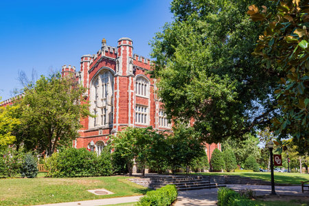 Beautiful landscape around The University of Oklahoma at USA