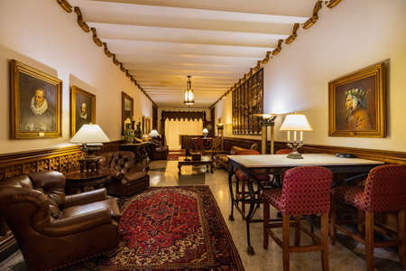 Oklahoma, AUG 10, 2021 - Interior view of the Bizzell Memorial Library of The University of Oklahomaのeditorial素材